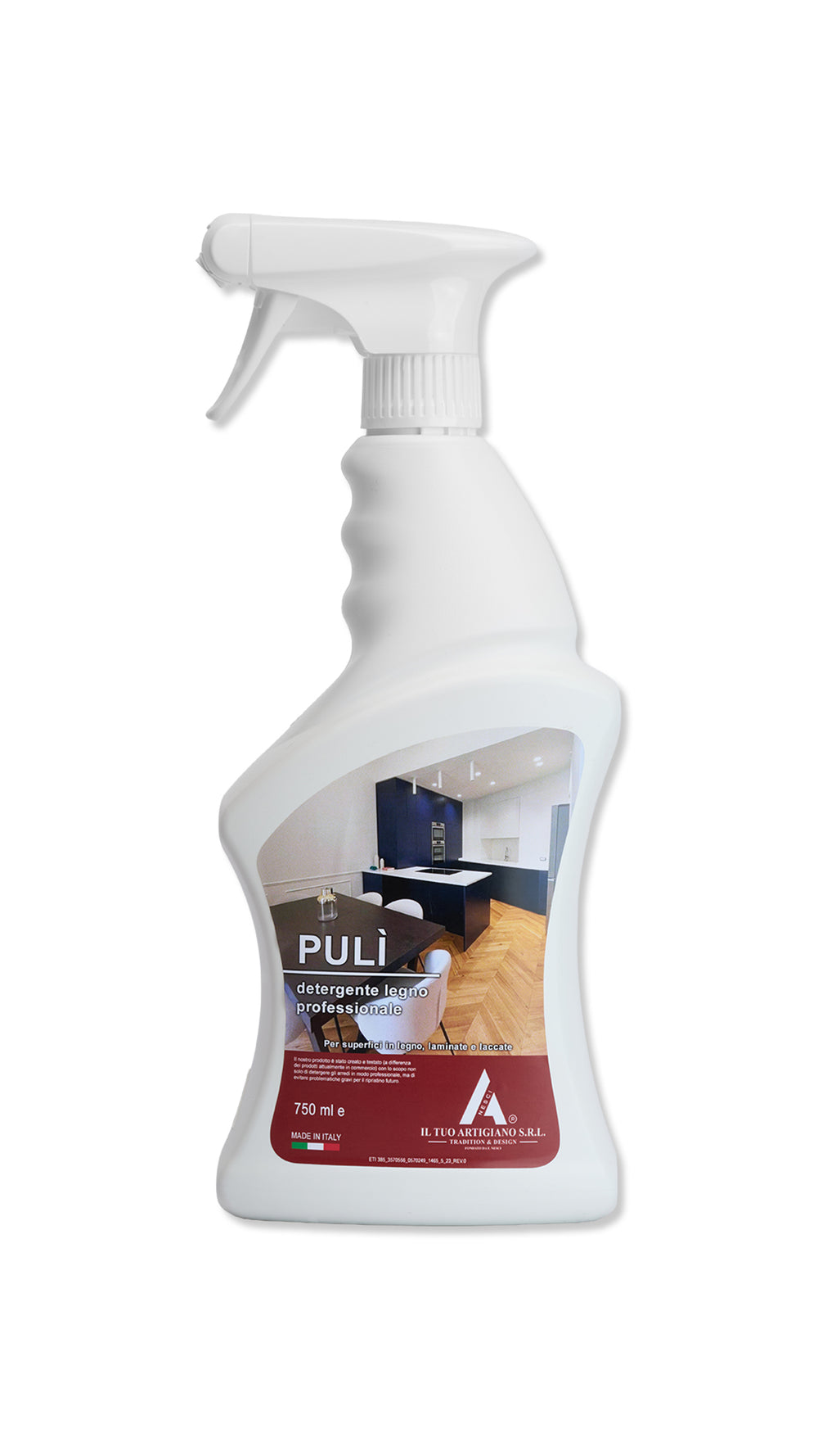 PULÌ Legno — Detergente Legno - Laminati - Laccati | Professionale